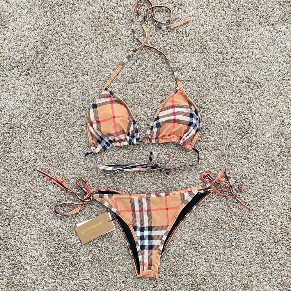 NWT Burberry Women’s Bikini Swimsuit Size M